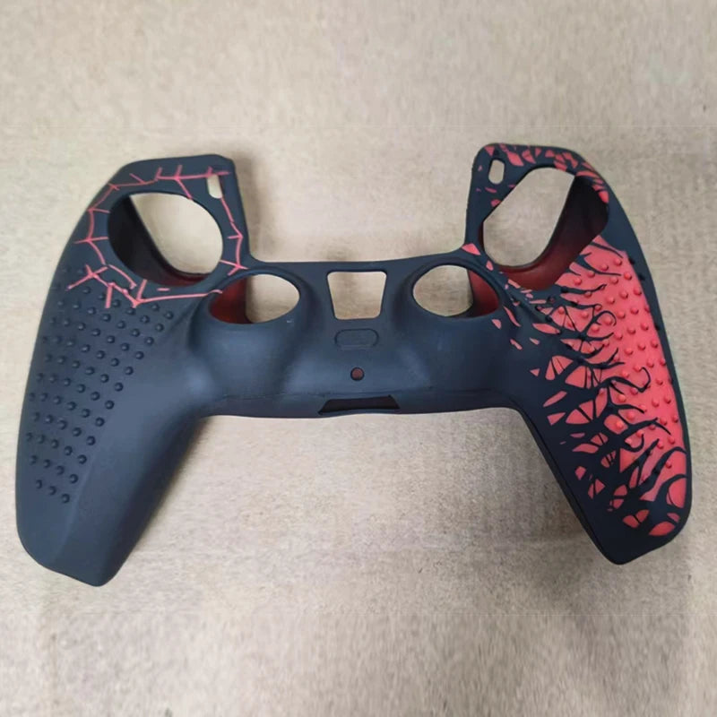 Anti-Slip Silicone PS5 Controller Cover Case Protective Skin with Thumb Grip Cap Sticker Compatible with PS5 Gaming Controller
