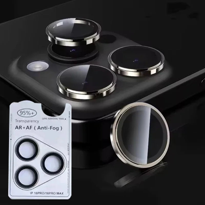 For iPhone 18 Pro Max Auto Snap AR Anti-Reflection Rear Camera Lens Protector One-Step Apply Lens Glass With Pry Opening