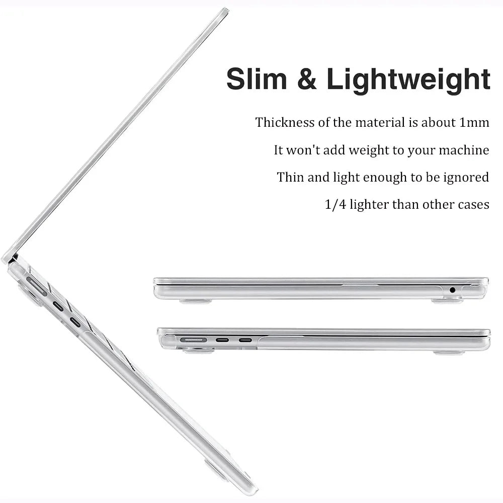Laptop Case For Macbook Pro 14 M5 2026,For Air 13 M5 M4 M3 M2 Chip 2026-2022,Case For Macbook Pro 14/16 M4 Por/Max 2026 Cover