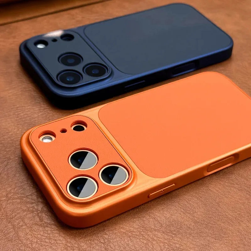Luxurious New Orange Retro Phone Case For iPhone 17Air 16 15 14 17Pro 17PromaxSoft-sided hard case