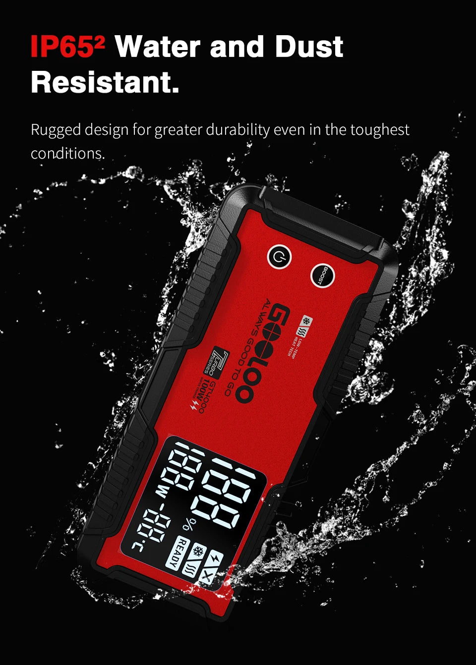 GOOLOO 12V Car Jump Starter 4000A Car Battery Starter 20000mAh Portable Power Bank Booster Auto Starting Device Emergency Start
