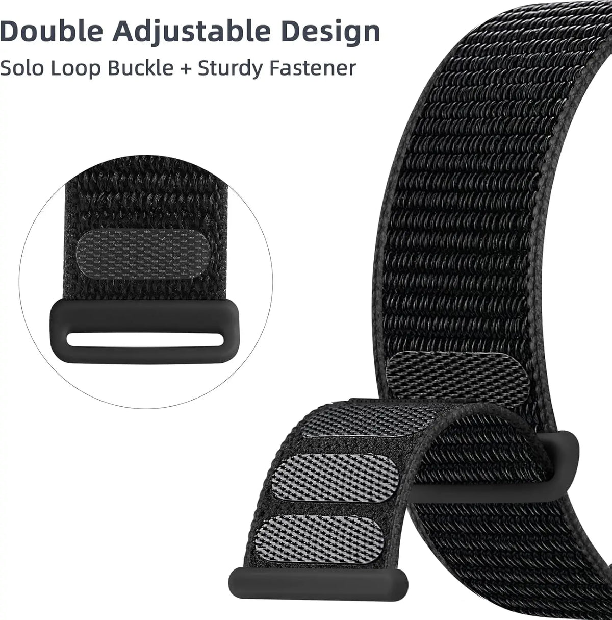 Nylon Loop Strap for Apple Watch Band Ultra-2 49mm 42mm 46mm 45mm 44mm 40mm Sport Bracelet Iwatch Bands Series11 10 9 8 7 6 5 4