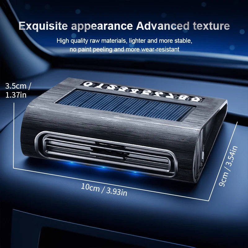 1pc Solar Air Purifier, Built-in Sensor, Used in the Car, Purifies Air, Clean Air, Fresh Air, Purification Generator, Intelligen