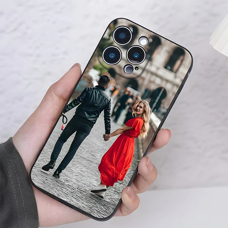 For iPhone 17 16 16E 15 14 13 12 11 Pro Max Air Mini SE 2020 2022 X XS XR 6 7 8 Plus DIY Custom Photo Shockproof Soft Case