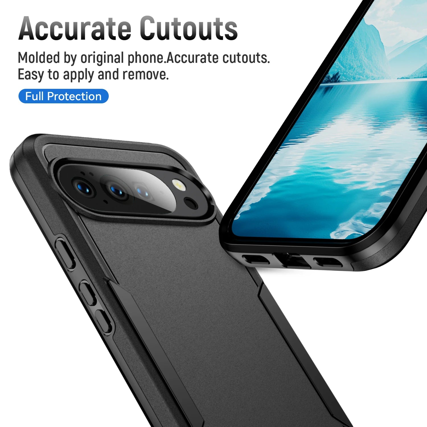 Shockproof Military 2 in 1 Coque Case for Google Pixel 10 Pro XL 5G 10A 9A 8A 7A 6A Pixel 9 Pro 7 8 6 Pixel10 Pixel9 Pixel10a