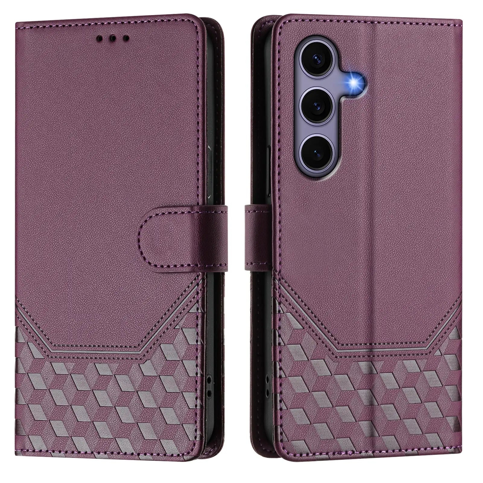 3D Leather Phone Wallet Case Book For Samsung Galaxy S26 S25 S24 S23 S22 S21 S20 Ultra FE Plus S10 S9 S8 Plus Edge Flip Cover