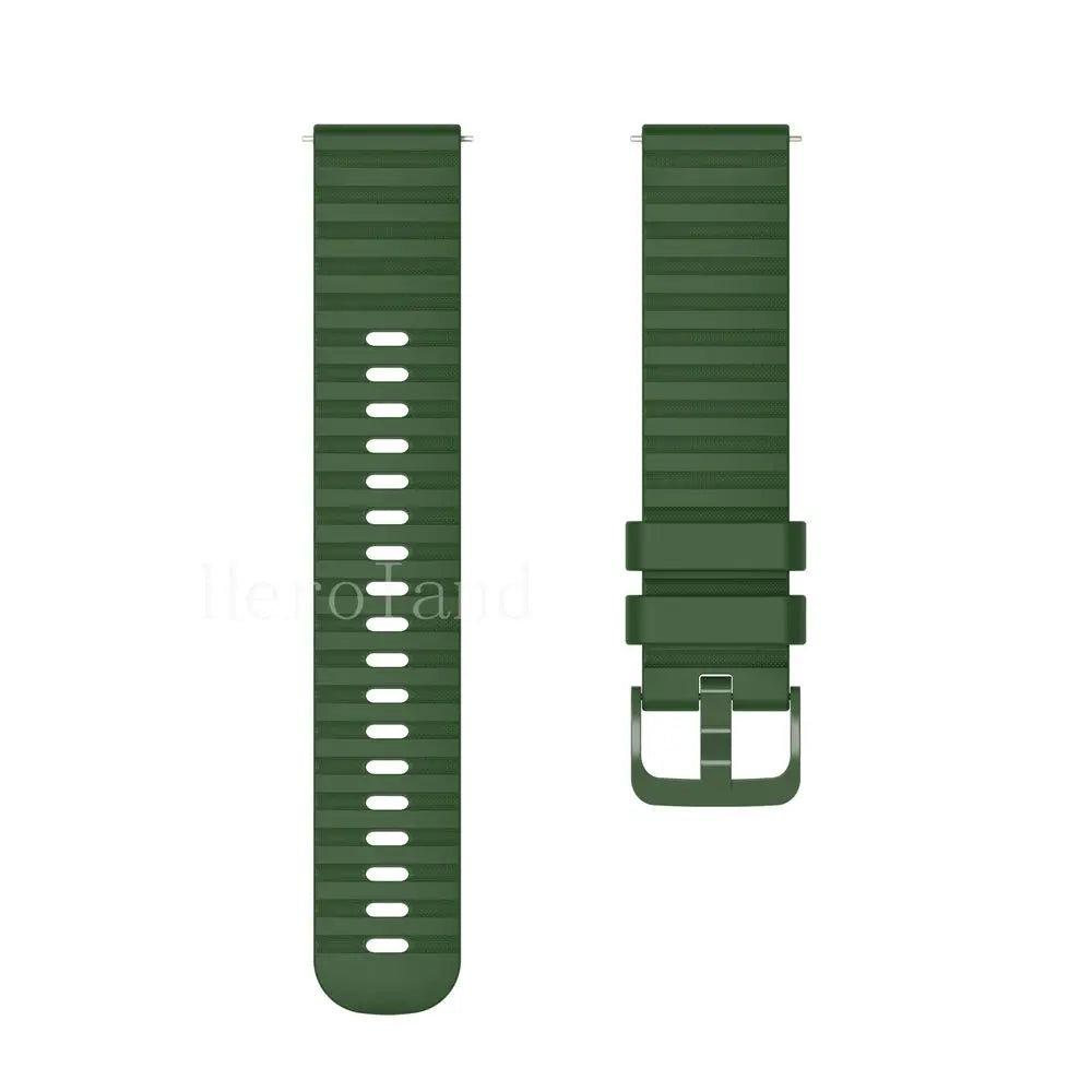 Premium Silicone Watchband WatchStrap Silicone Bracelet Quick Release Rubber Strap WristBand 18mm 20mm 22mm Width Replacement