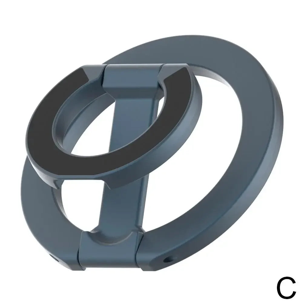Magnetic Phone Ring Holder Dual-Side Magnet 360° Rotation Ultra-Thin Foldable Portable Desktop Phone Stand for iPhone 17 16 15