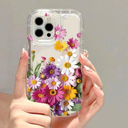 Flower Phone Case For iPhone 17 Case For iPhone 11 13 14 12 15 16 Pro 17 Pro Max 17 Air 16E 8 7 Plus XR SE 3 2 Soft Clear Cover