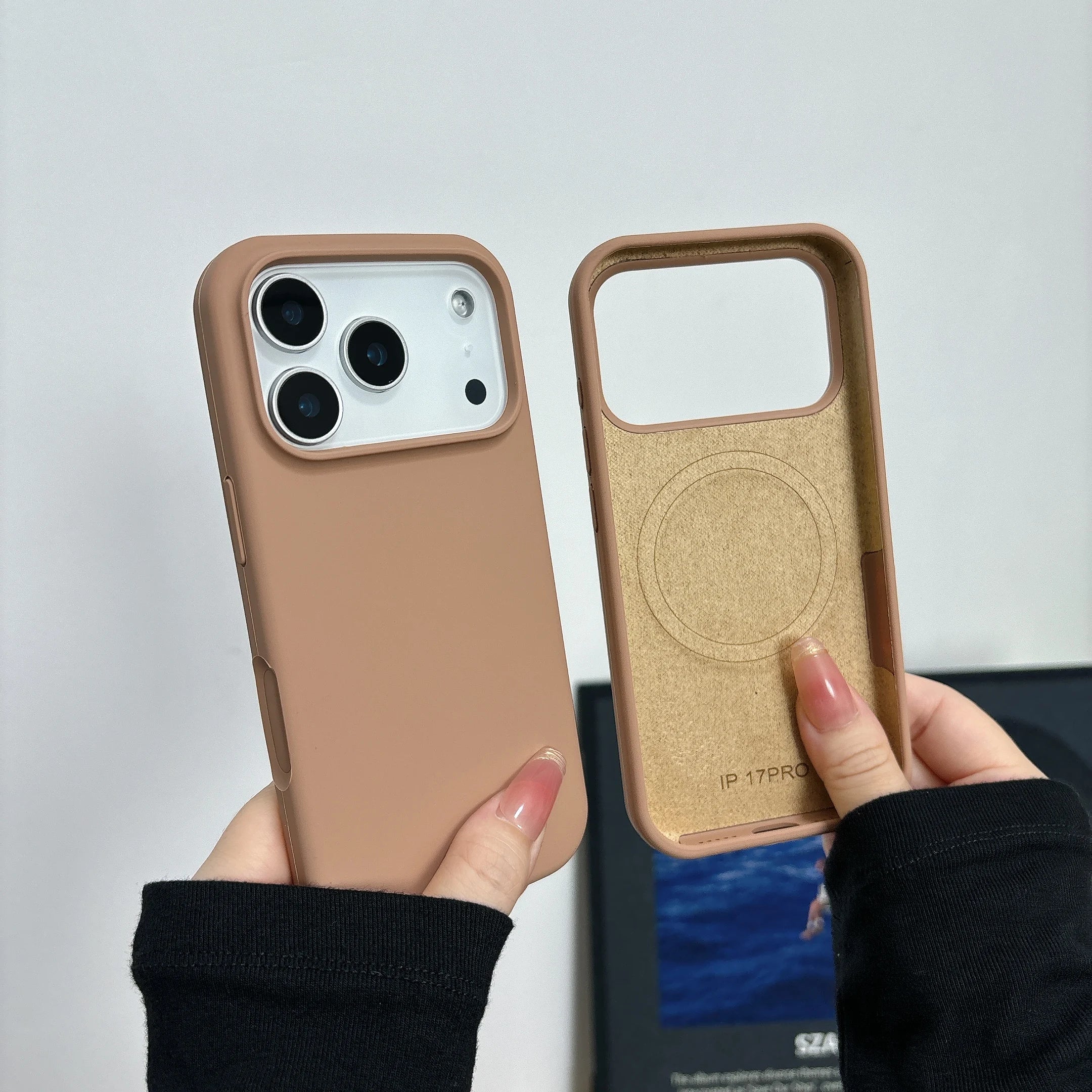 Liquid Silicone Magnetic For Magsafe Case For iPhone 17 Air 17E 16 15 14 13 12 11 Pro Max Plus Wireless Charge Matte Solid Cover