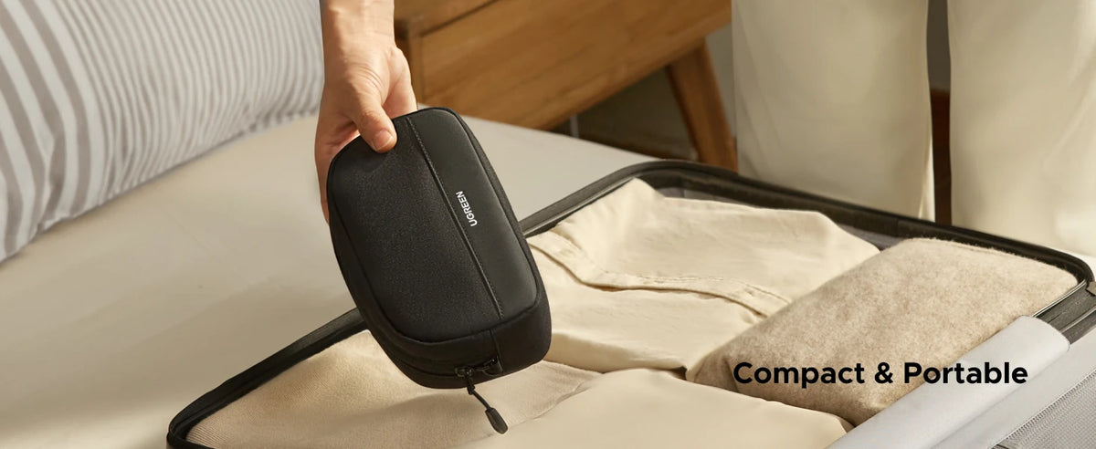 UGREEN Storage Bag Case Organizer Bag S/M Size for Laptop Power Adapter HUB Earphone Cable Charger PC Digital Laptop Accessories