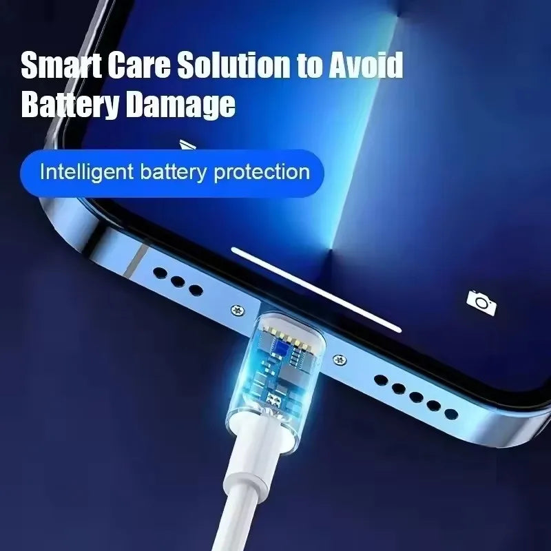 35W PD Fast Charging USB C Cable For iPhone 6 6S 7 8 14 Plus 11 12 13 14 Pro Max X XR XS Max SE Quick Charge USB Data Sync Cable