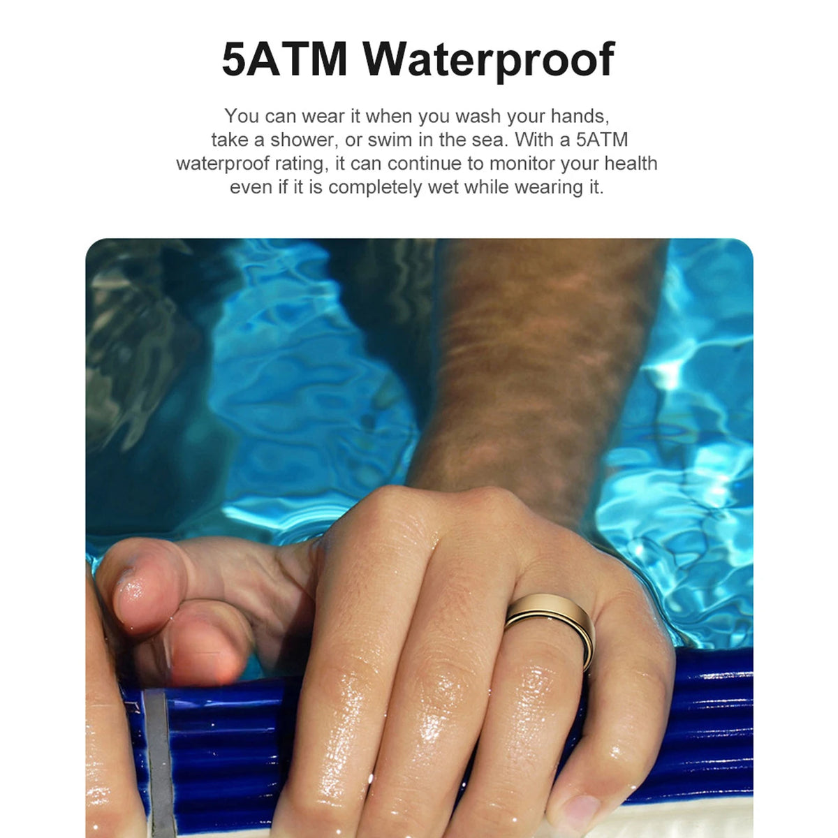 Smart Ring R10 Gesture Control Heart Rate Body Temperature Blood Oxygen Sleep Monitor 5ATM Waterproof Multi Sport Smart Ring