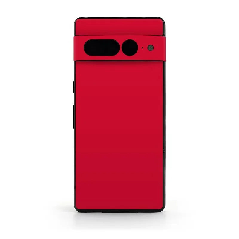 Plain Color Decal Skin for Google Pixel 10 9 8 7 Pro 6A 6 Back Screen Protector Film Cover Case Macaroon 3M Wrap Matte Sticker