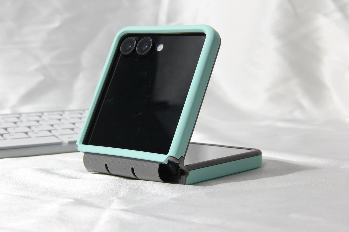 Case for Samsung Galaxy Z Flip 8 7 6 5 with Hinge Connection Luxury 2 IN 1 Hard PC+Soft TPU Shockproof Armor Phone Cover Funda