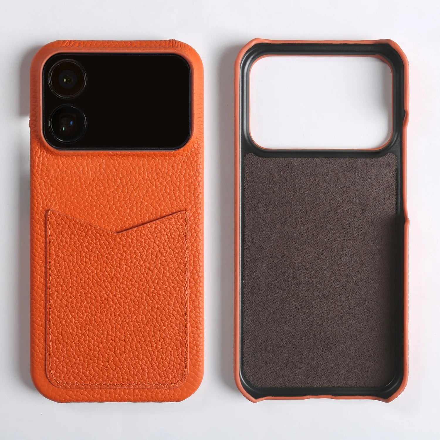 Premium Card Slot Genuine Leather Case For iphone 17 Pro Max 16 15 14 16e 17e 12 13 Mini 11 Phone Back Cover Case Coque Funda