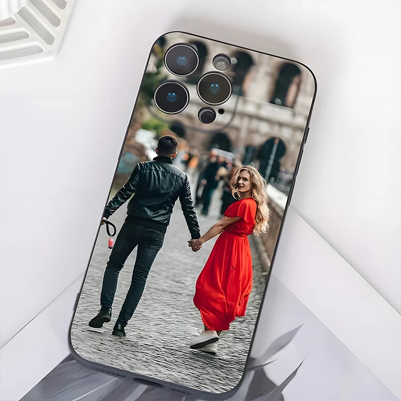 For iPhone 17 16 16E 15 14 13 12 11 Pro Max Air Mini SE 2020 2022 X XS XR 6 7 8 Plus DIY Custom Photo Shockproof Soft Case