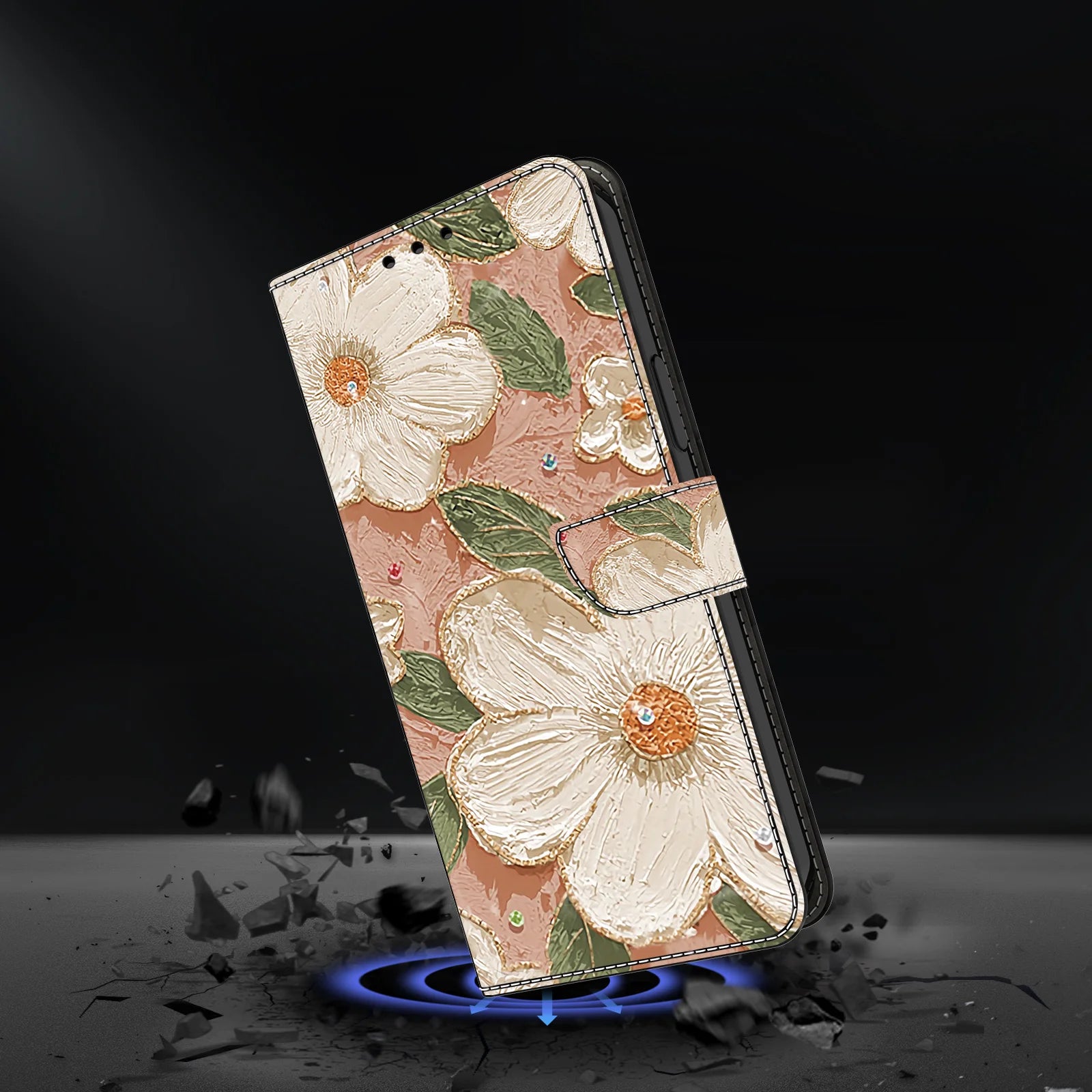 3D Magnetic Flip Leather Wallet Case For Samsung Galaxy S25 S24 S23 S22 S21 S20 S10 S10e S9 S8 Plus Ultra FE EDGE 4G/5G