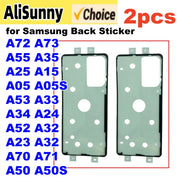 2pcs Back Cover Housing Sticker for SamSung A52 A53 A33 A35 A55 A05 A05S A54 A15 A25 A24 A34 A23 A32 A70 A71 Door Case Adhesive
