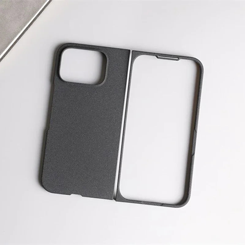 Sandstone Matte Hard PC Flip Phone Case for Google Pixel 9 Pro Fold Ultra Thin Anti-fall Full Protect Bumper for Pixel Fold 2