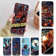 Spider Man Case For Samsung Galaxy A57 A37 A17 A07 A56 A36 A26 A16 A06 A55 A35 A25 A15 A54 A34 A73 Spiderman Clear Phone Cover