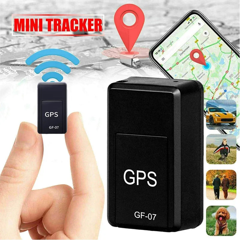 Mini Magnetic Gps Tracker Gf-07 for Car Real Time Tracking Anti-Lost Auto Locator Strong Magnetic Mount Sim Message Positioner