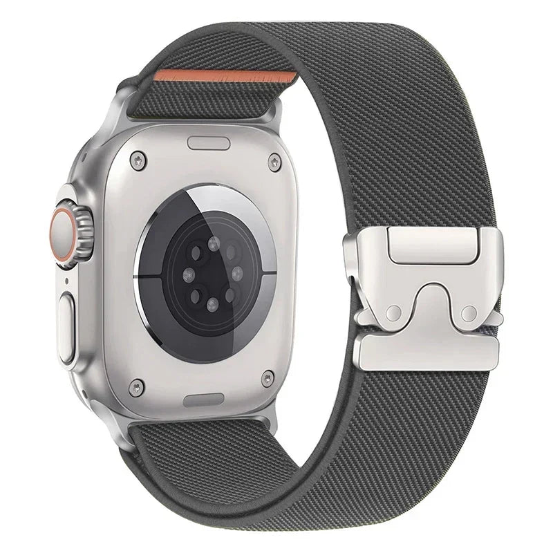 Elastic Nylon Strap for Apple Watch band Ultra 2 49mm 46-42-45mm 41-44mm parachute buckle Bracelet IWatch Series 10 9 8 7 6 SE