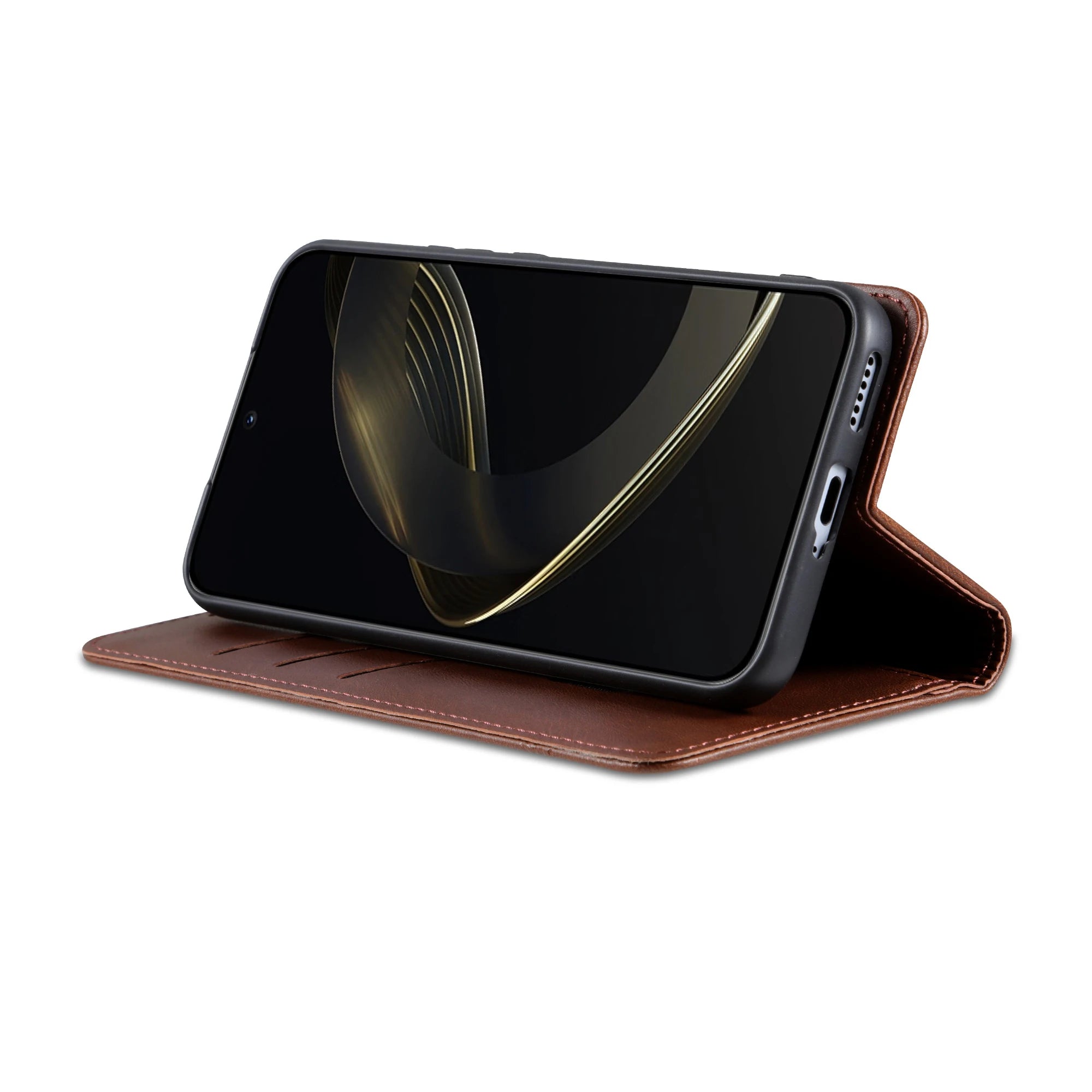 EUCAGR PU Leather Wallet Phone Case For Samsung Galaxy S26Ultra/S25/S24/S23/S22/S21/S22/S21/S20/S10/S9/S8 Cord Slot Holder Cover