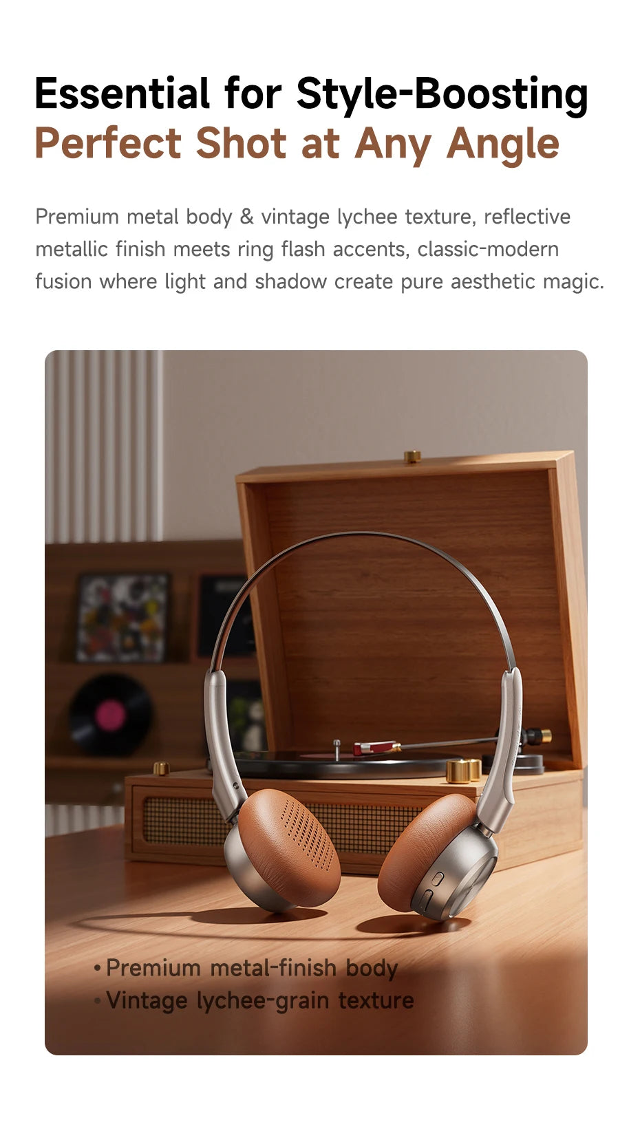Baseus BH1 Air Wireless Headphones Bluetooth 6.0 ENC Noise Cancellation Lightweight 90g Over Ear Headset 80H Earphone
