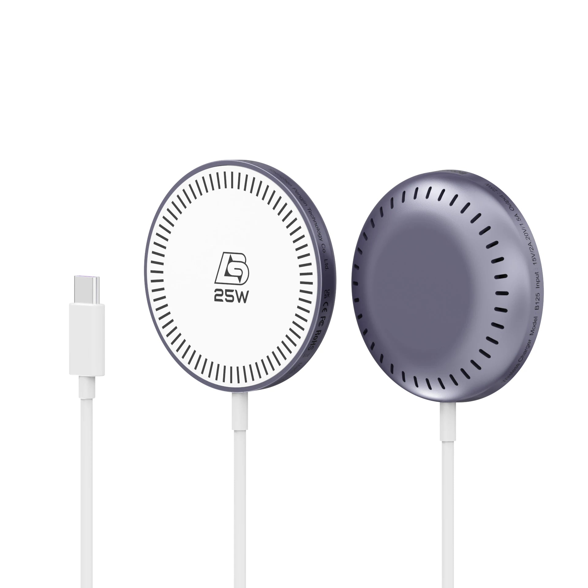 Bonola Magnetic Wirelesss Charger 25W for Samsung S26 Ultra Fast Wireless Charging Pad Type C Cable for Galaxy S25/S24/S23/S22
