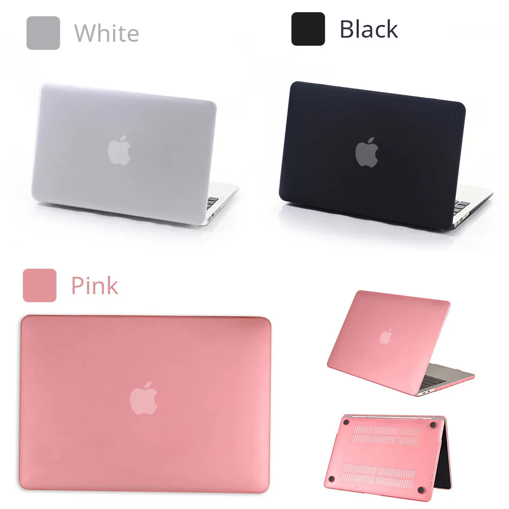 Frosted Laptop Case For Macbook Air 13 A2337 A1466 For Mac M1 Chip Pro 13 A2338 For Macbook Pro 14.2 16.2 Matte Protective Cover