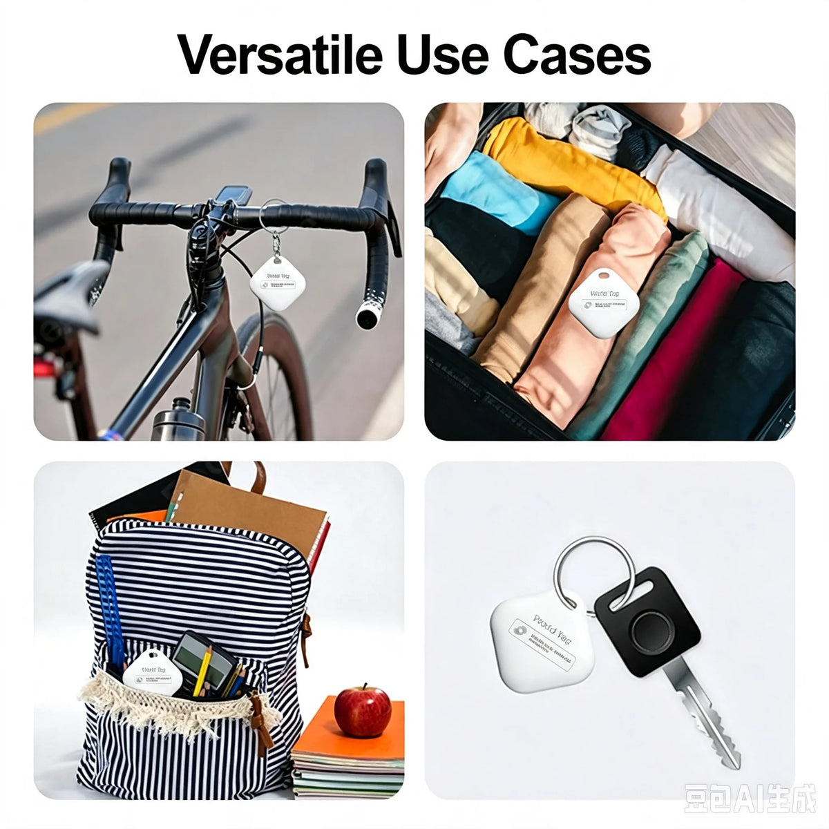 Mini GPS Tracker Compatible with Google Find Hub Device Smart Locator Pet Car Key Anti Lost GPS Track Finder For Android System