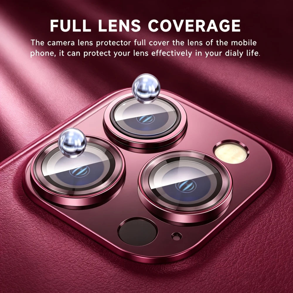 NNBILI 10pcs CD Pattern Eagle Eye Camera Lens Protector Film for iPhone 18 Pro,18 Pro Max 17 Pro Max HD Separate Lens Protector