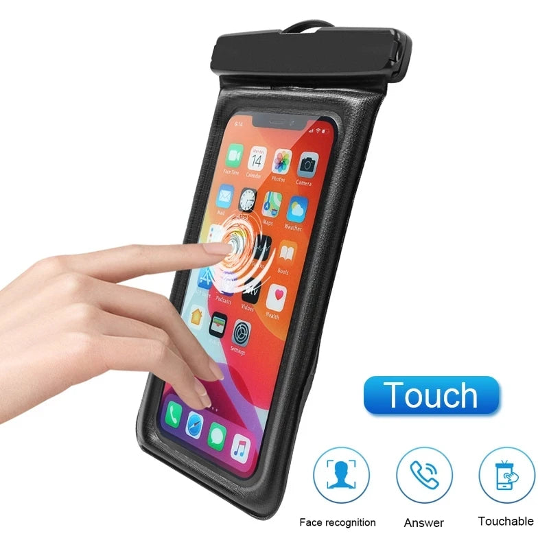 Float Waterproof Pouch Swim Diving Phone Case For iPhone 14 13 11 12 Pro Max Samusng S23 S22 Xiaomi 13 Pro Ultra Redmi Huawei