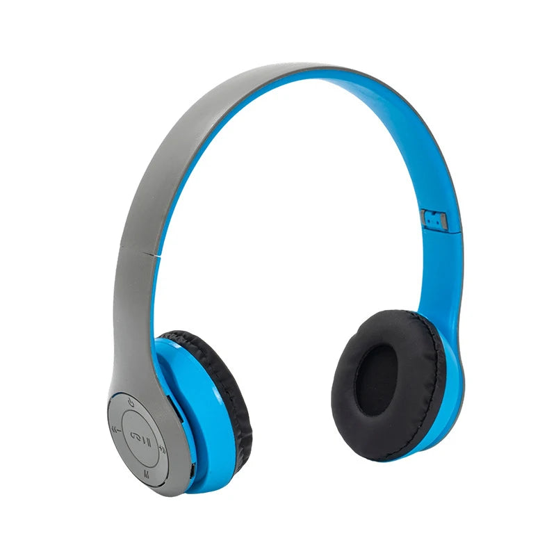 Bluetooth Headset Wireless Earphones Over Ear HiFi Stereo Headphones Noise Reduction Sports Gaming With Mic For iPhone Xiaomi PC