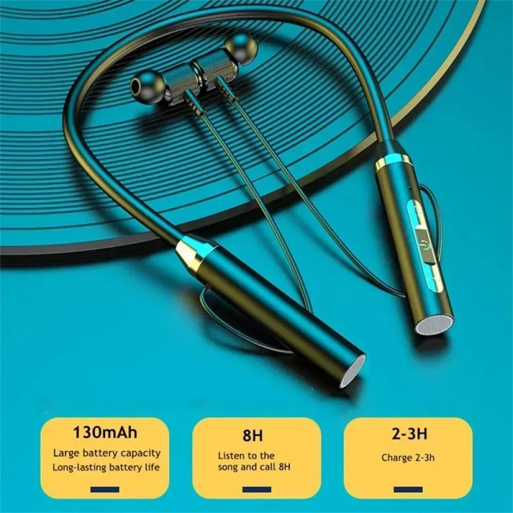 K58 Wireless Headphones Bluetooth Neckband Magnetic Headphones Sports Running 5.3 Headphones with Microphone