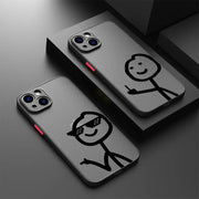 Cartoon Matchman Shell Phone Case For Samsung Galaxy S23 S24 S25 S26 Ultra S22 S21 S20 Plus FE A15 A16 A34 A35 A54 A55 A56 Cover