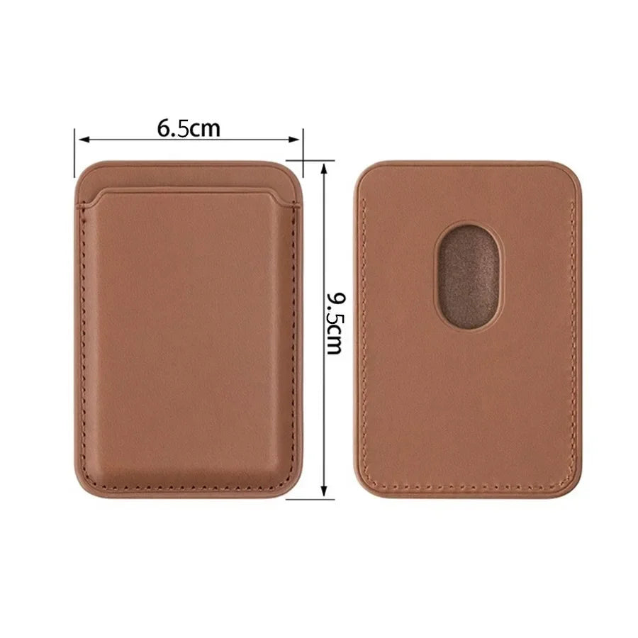 For Magsafe Accessories Magnetic Wallet Holder Leather Case For iPhone 13 12 14 15 16 17 Pro Max Card Holder Phone Purse Cover