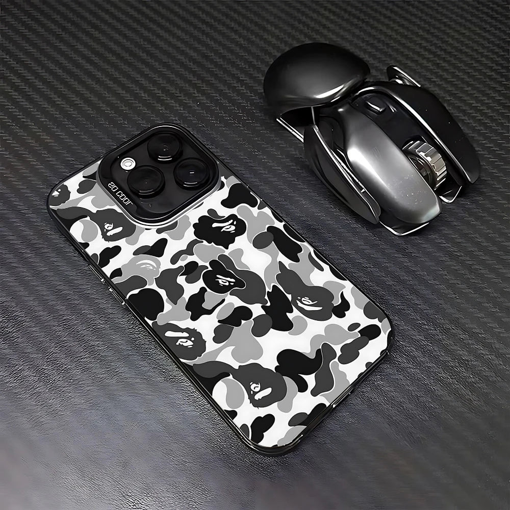 Phone Case for Samsung Galaxy S26 S25 S24 S23 S22 S21 S20 Note20 FE Ultra Edge Plus 4G 5G Anti Fall Cover Fashion BBapeS-Cool