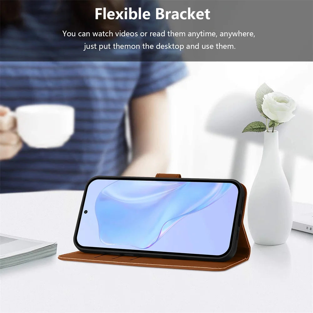 Magnetic Flip Leather Case For Google Pixel 10 9 Pro XL 8 7 6 9 Pro Wallet Card Protection Cover For Pixel 10A 9a 8A 7A 6A Cover