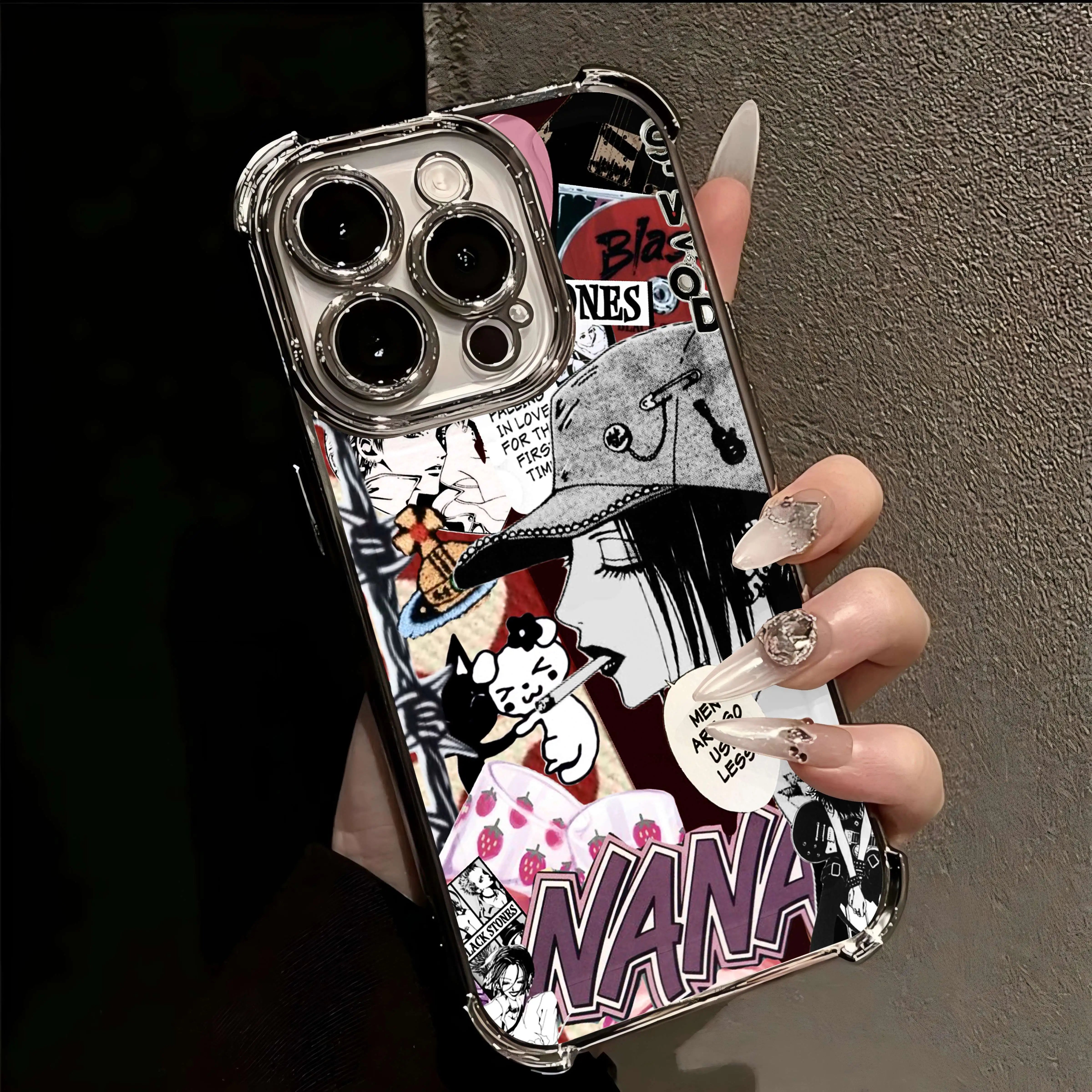 Anime Cool Nanas Osakis Hot Plating Phone Case For IPhone 17 16e 16 15 14 13 12 11 Pro Max X XR XSMax 8 Mini Air Plus Anti-Fall
