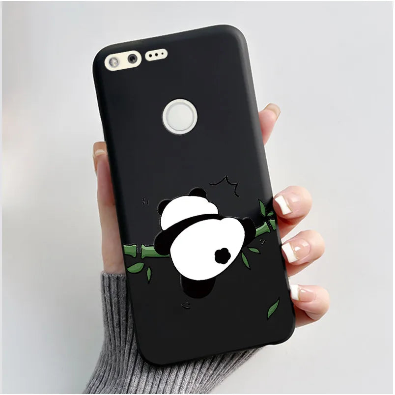 For Google Pixel 1 Case Aesthetic Cute Cat Shockproof Silicone TPU Soft Back Cover for Google Pixel 1 Pixel1 XL Phone Case Coque