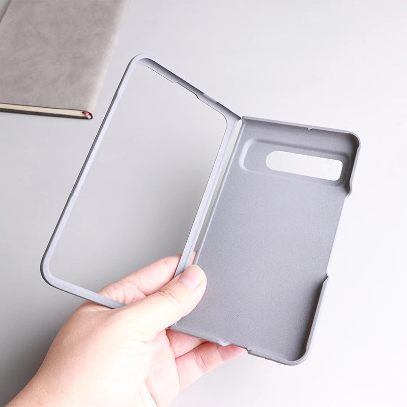 Sandstone Matte Hard PC Flip Phone Case For Google Pixel Fold Ultra Thin Anti-fall Non-slip Full Protect Bumper For Pixel Fold