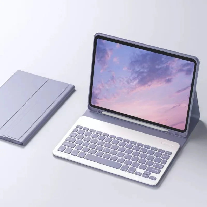 For iPad 5th 6th Generation 9.7 Inch Case with Keyboard,Detachable Wireless Keyboard+Tablet Cover iPad air 1 2 9.7 pro 9.7 Funda