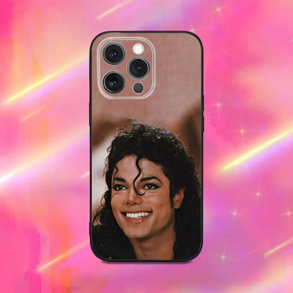 Singer M-Michael J-Jackson Phone Case For iPhone 17 16 15 11 12 14 13 Pro Max Mini X XR 7 Plus 17E Air Shockproof Cover Fundas