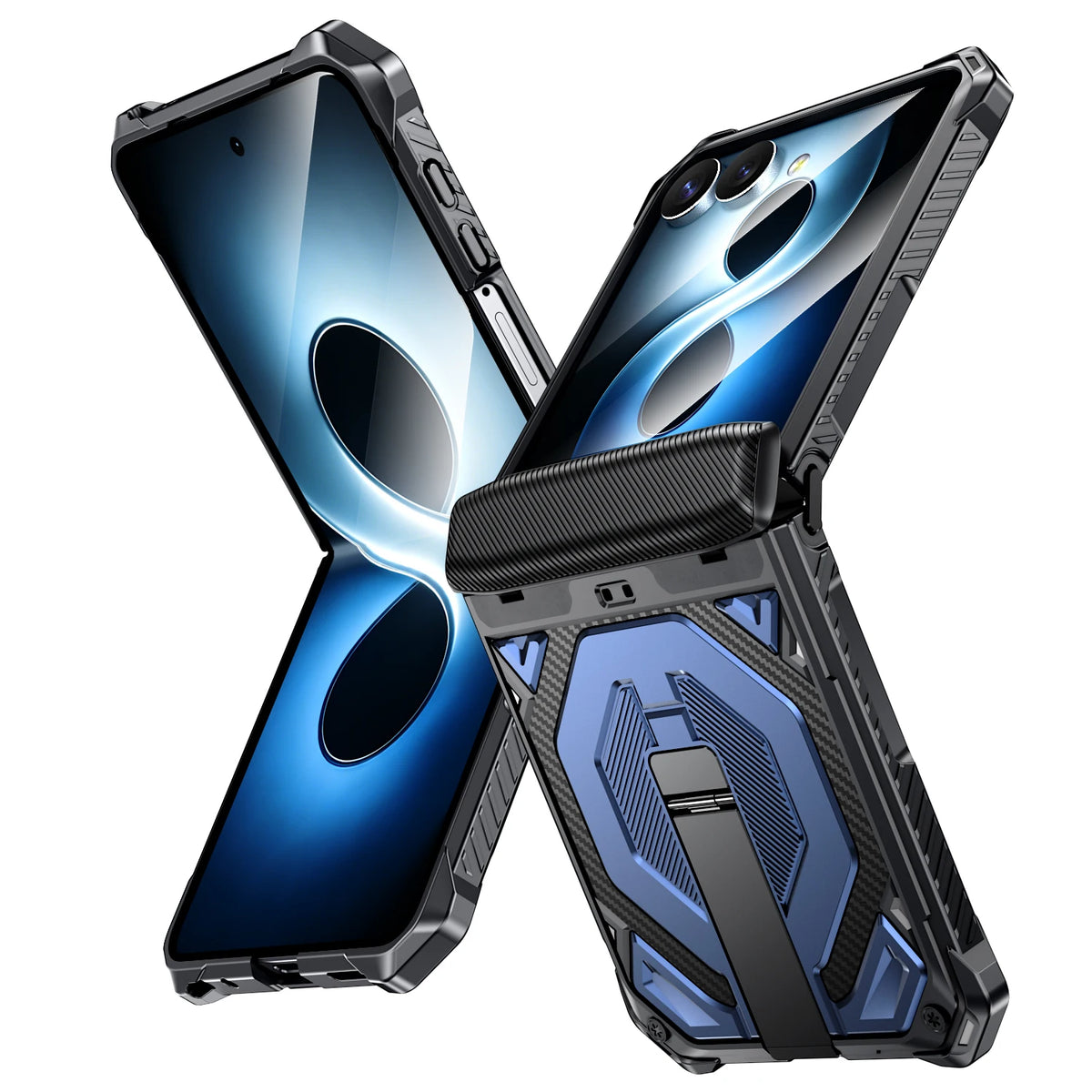 Case For Samsung Galaxy Z Flip 8 Z Flip 7 Magnetic Stand Hinge Protection Military-Grade Protection Rugged Shockproof Phone Case