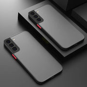 Funda Matte Clear Silicone Cover For Samsung Galaxy S25 S24 Ultra Utr S23 S22 S26 Plus S21 S20 FE 5G Shockproof Armor Hard Case