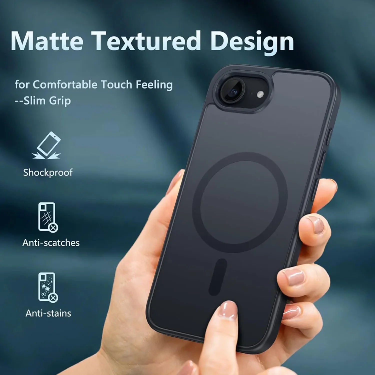 For iPhone 17E Magsafe Magnetic Wireless Charging Case For iPhone 16E iPhone16E SE 2025 5G Shockproof Matte Back Cover Coque