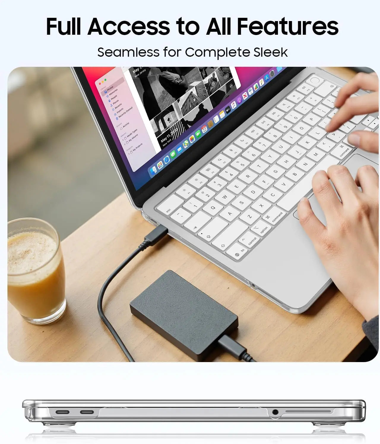 Case For MacBook Neo 13 Inch A3404 (2026 Release) - Protective Ultra-Thin High Transparency Snap On Cover For A18 Pro Chip