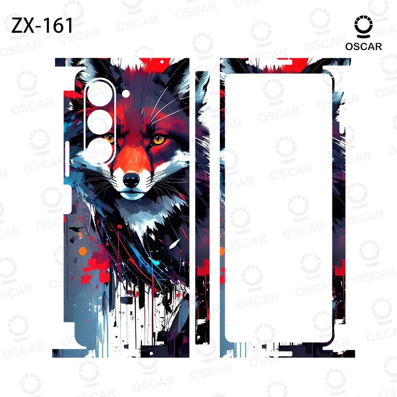 Colorful Anti-Scratch Stickers For Samsung Galaxy Z Fold 8 Ultra 8 7 6 5 Protective Decal Skin Cover Back Film